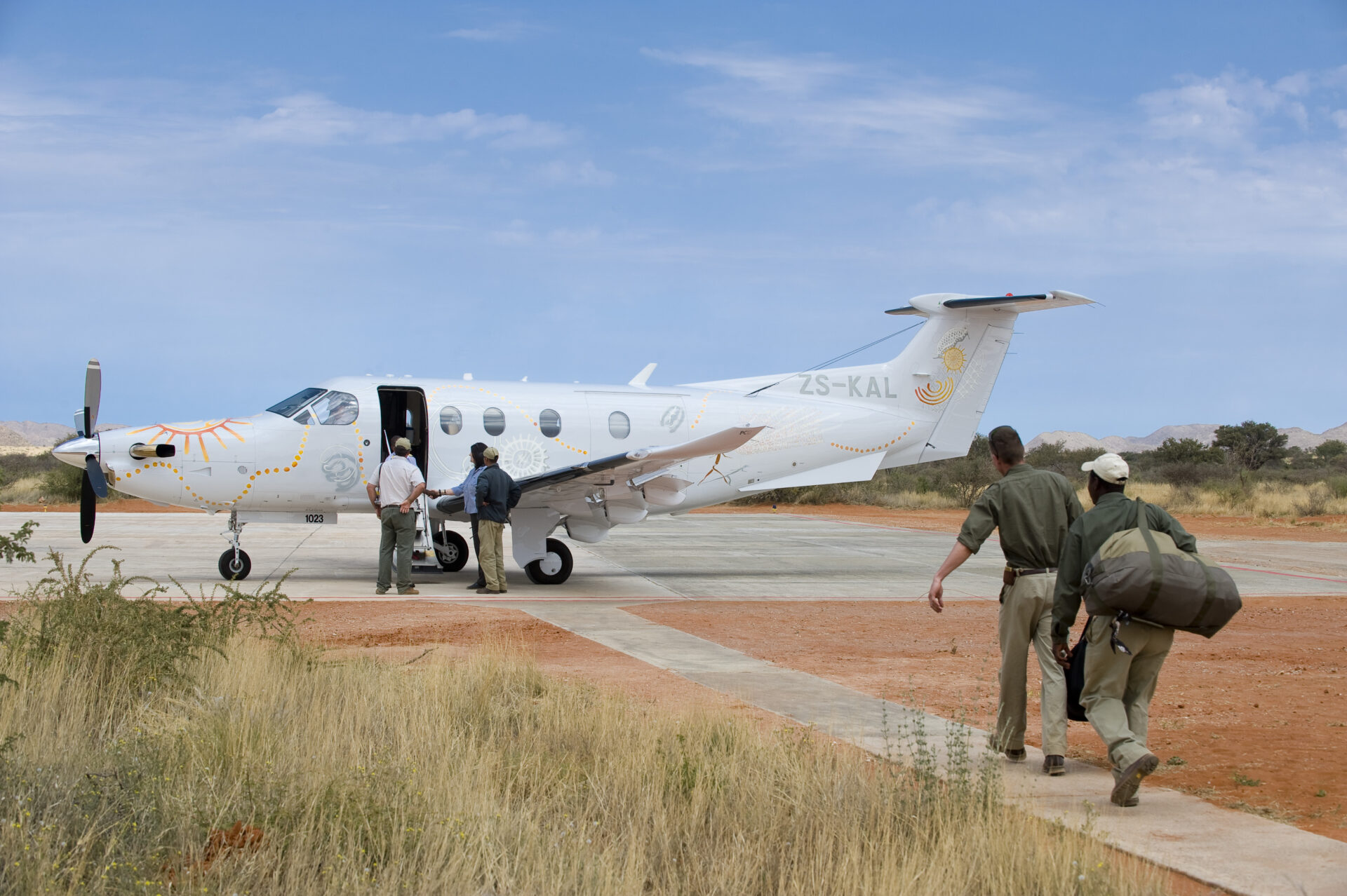 Easy air access into Tswalu Kalahari Reserve